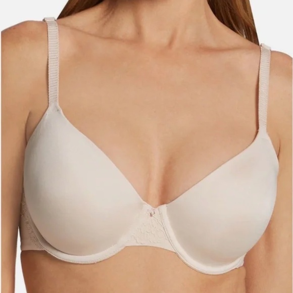 Le Mystere Womens Lace Allure Soft Contour Bra 32DD/E Soft ShellNWT - Picture 2 of 4
